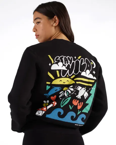 Stay Wild EcoFleece Crewneck