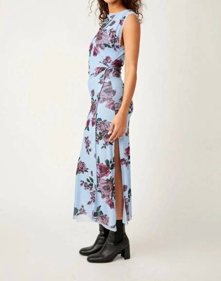 Free People Robe en maille florale Carmel