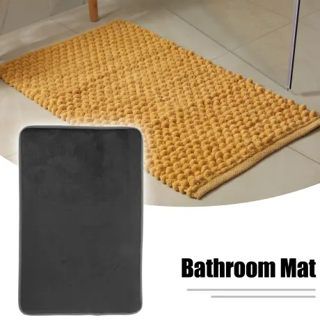 Unique Bargains- Bathroom Rug Polyester Mat