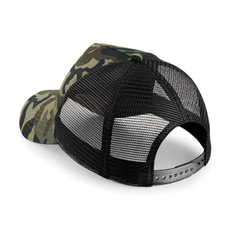 Beechfield - Unisex Adult Camo Snapback Trucker Cap