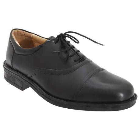 Roamers - Mens Softie Leather Blind Eye Flexi Capped Oxford Shoes