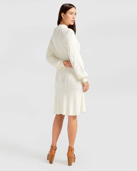 Belle & Bloom Robe en maille love letter