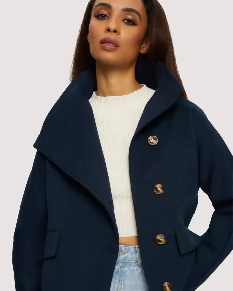 Noize - Manteau court en laine végane Elettra