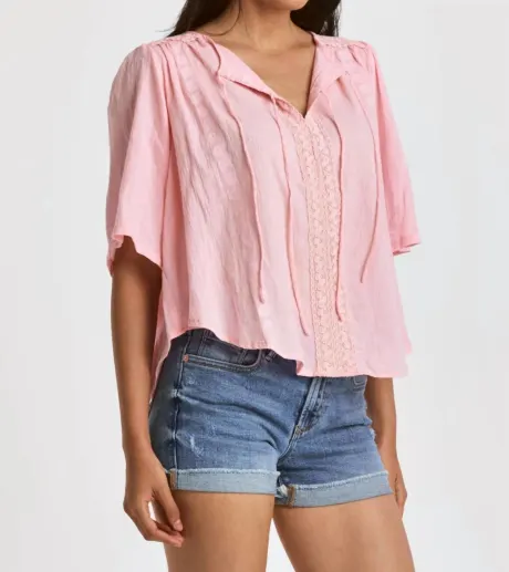 DEAR JOHN DENIM - Warner Short Sleeve Blouse