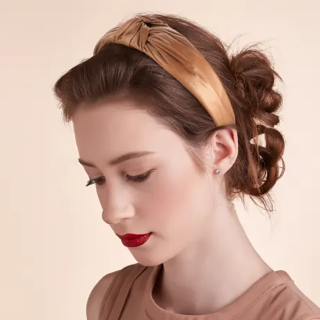 Unique Bargains- Faux Leather Knotted Hairband Headband