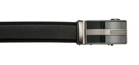 CHAMPS Leather Automatic and Adjustable Belt, Black