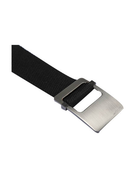 Unique Bargains- Unisex Canvas Web Belt with Metal Slide Buckle