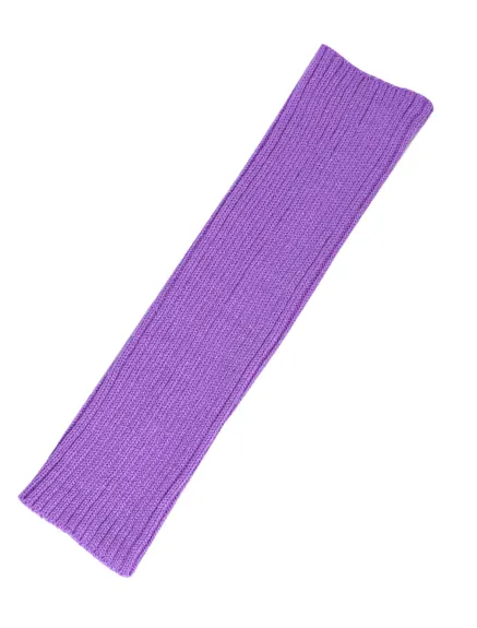 Allegra K- Jambières tricotées côtelées longueur genou pour femmes