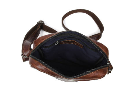 Aaron Leather Goods -Polaris Leather Messenger Bag