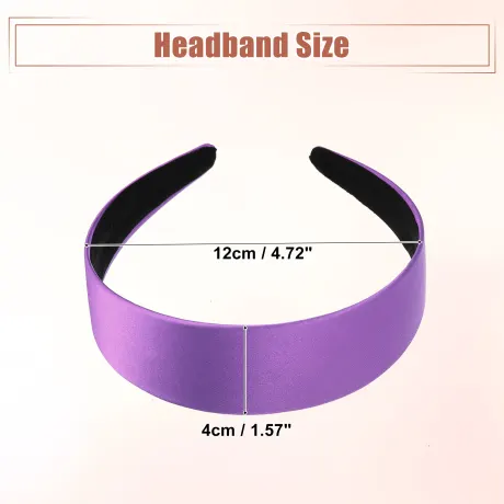 Unique Bargains- Wide Satin Headband