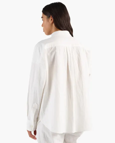 Relaxed Cotton Slub Shirt