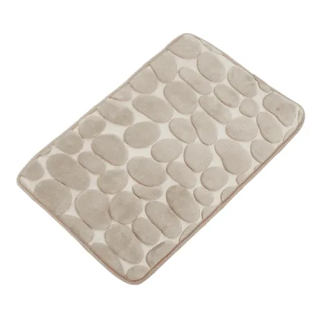 Unique Bargains- Bathroom Rug Mat Cobblestone Pattern