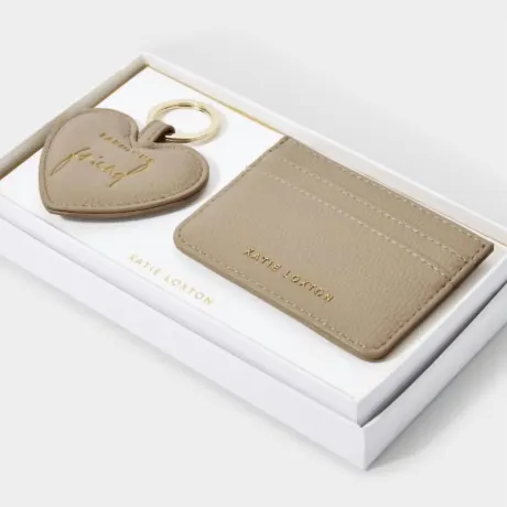 Katie Loxton - Fabulous Friend Heart Keyring & Card Holder Set