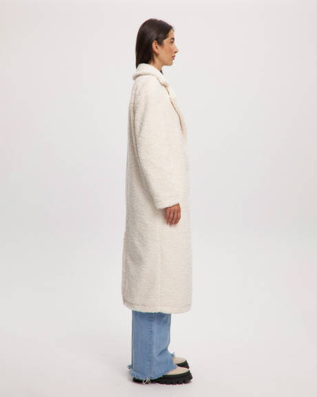 Noize - Franny Long Vegan Sherpa Coat