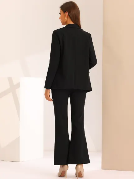 Allegra K - Blazer and Pants Business Work Suit