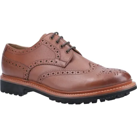 Cotswold - Mens Quenington Commando Lace Up Dress Leather Shoe