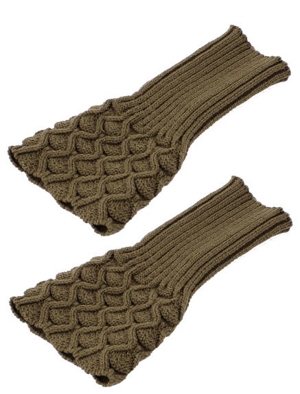 Allegra K- Women's Knitted Leg Warmers Socks