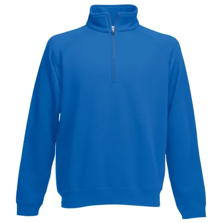 Fruit of the Loom - Mens Zip Neck Sweatshirt