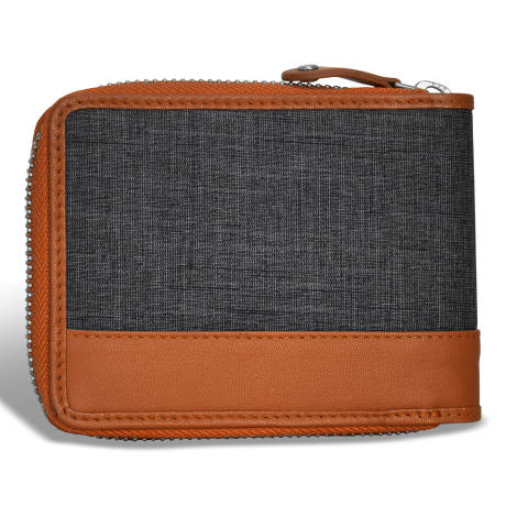 Denim Collection - Leather Zip Around Wallet