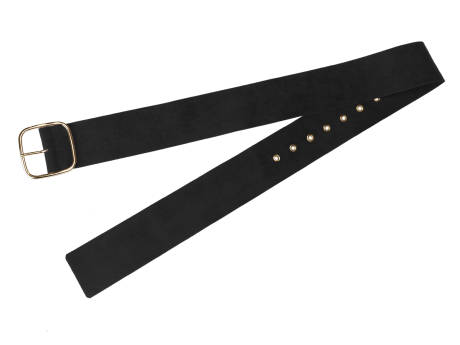 Allegra K- Wide Waist Belts Chunky Buckle Adjustable