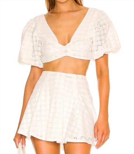 for Love & Lemons - Denise Crop Top