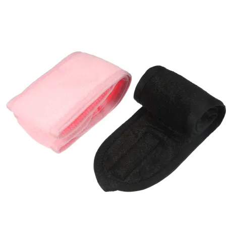 Unique Bargains- 2 Pcs Self-Adhesive Tape Headbands