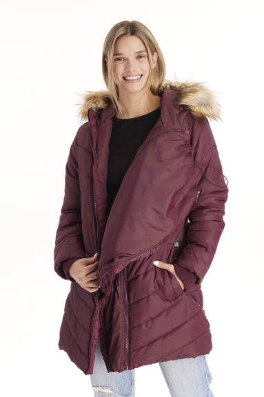 Lexi - 3in1 Maternity Coat With Removable Hood - Modern Eternity Maternity