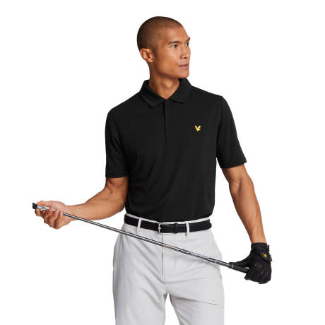 Lyle & Scott - Mens Technical Grid Golf Polo Shirt