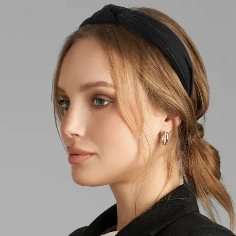 Unique Bargains- Textured Cotton Knot Headband Hairband