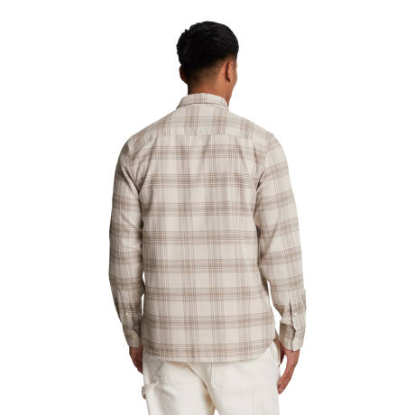 Lyle & Scott - Mens Tonal Check Flannel Shirt