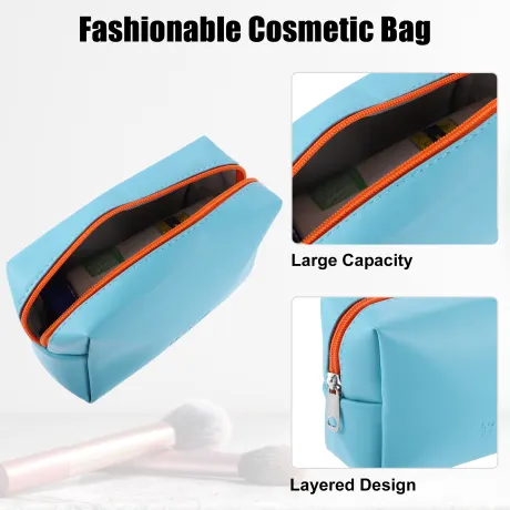 Unique Bargains- Cosmetic Travel Waterproof Pouch Case Toiletry Bag