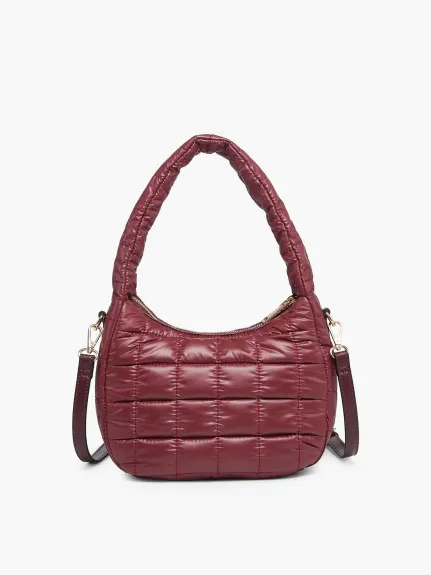 Jen & Co. - Arden Nylon Puffer Purse Shoulder Bag