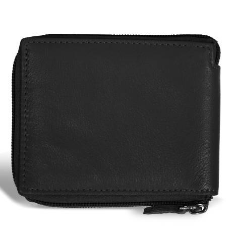 Onyx Collection - Leather Zip Around Wallet