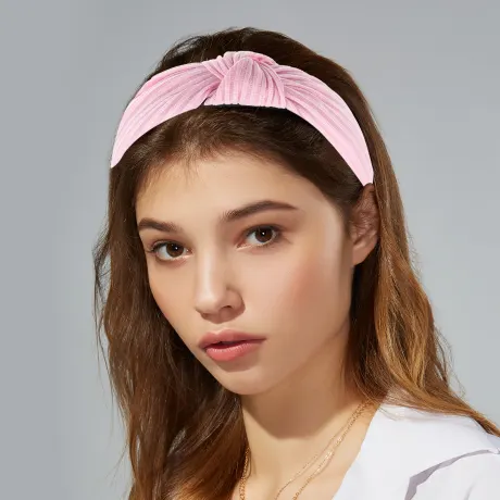 Unique Bargains- Textured Cotton Knot Headband Hairband