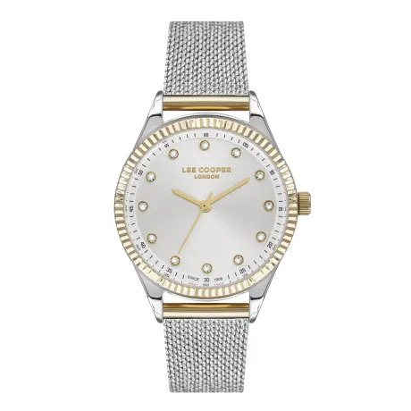 LEE COOPER-Women's Yellow Gold 35mm  watch w/Gold Dial