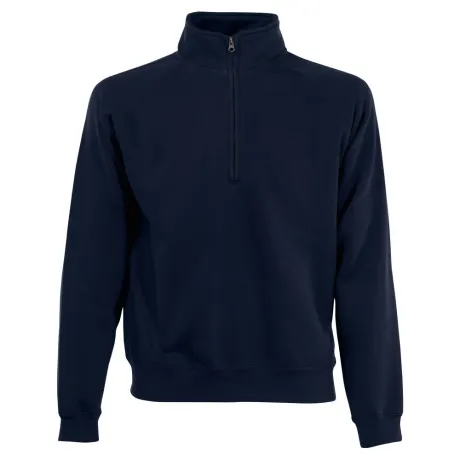 Fruit of the Loom - Mens Zip Neck Sweatshirt