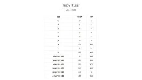 Judy Blue Capri taille haute avec poignet et braguette à boutons