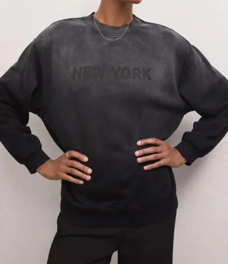 Z Supply SWEAT-SHIRT DESTINATION NEW YORK