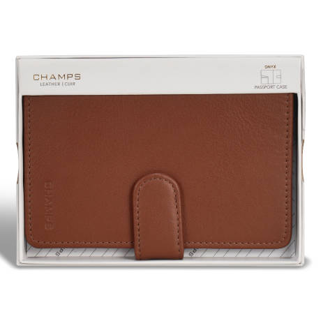 Onyx Collection - Leather Passport Case