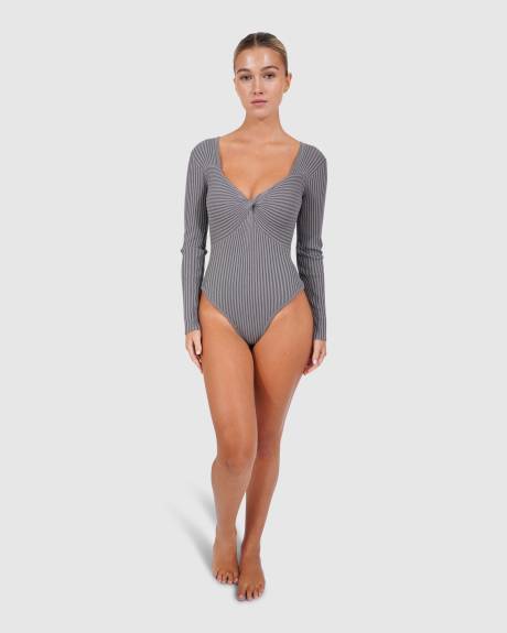 Belle & Bloom - Think Twice Long Sleeve Bodysuit