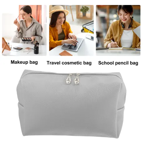 Unique Bargains- Makeup Cosmetic Travel Bag Waterproof PU Leather Case Small