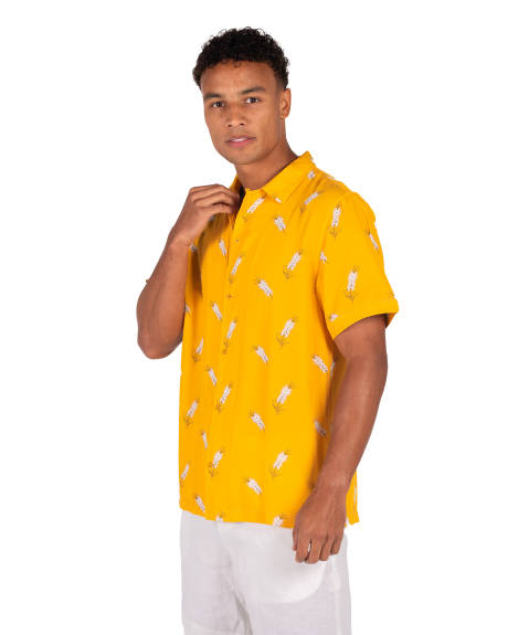 Coast Clothing Co. - Chemise en bambou à manches courtes Spring Camper