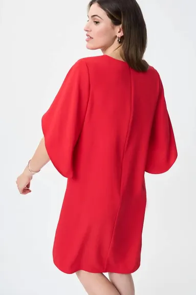 Joseph Ribkoff - Draped Sleeve Shift Dress