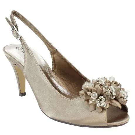 Lunar - Womens/Ladies Sabrina Corsage Court Shoes