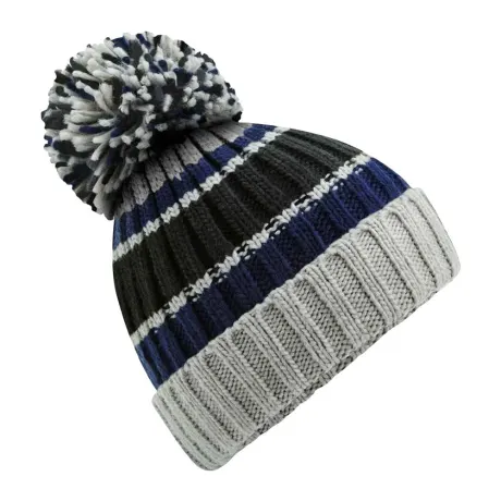 Beechfield - Unisex Adult Hygge Striped Beanie