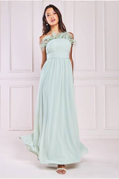 Goddiva - Bridesmaids Chiffon Maxi Dress