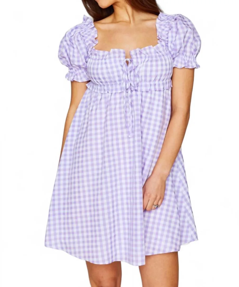 BUDDYLOVE - Jac Puff Sleeve Short Dress