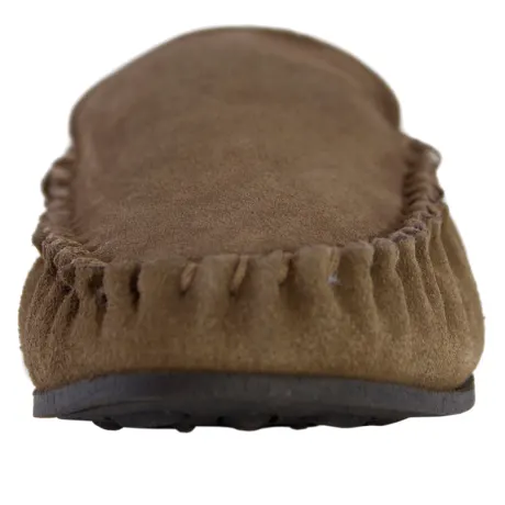 Eastern Counties Leather - Mens Berber Fleece Lined Suede Moccasins