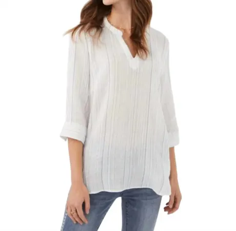 FDJ - Textured Tunic Top