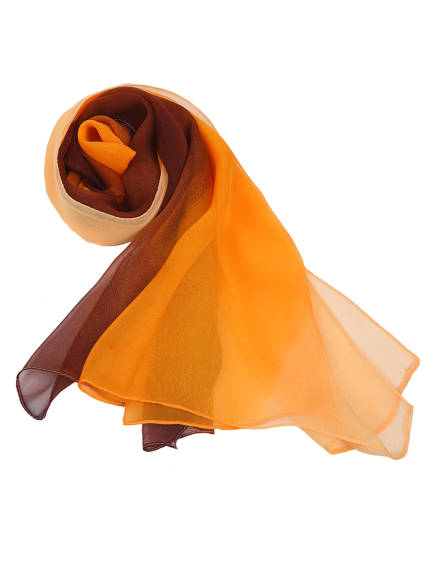 Allegra K- Chiffon Gradient Color Long Wrap Scarf